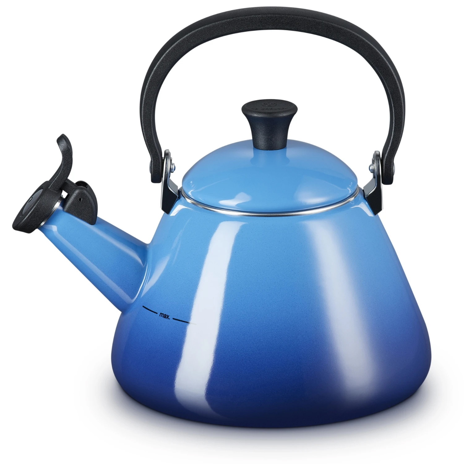 Le Creuset Kone Fluitketel, 1,6L azure